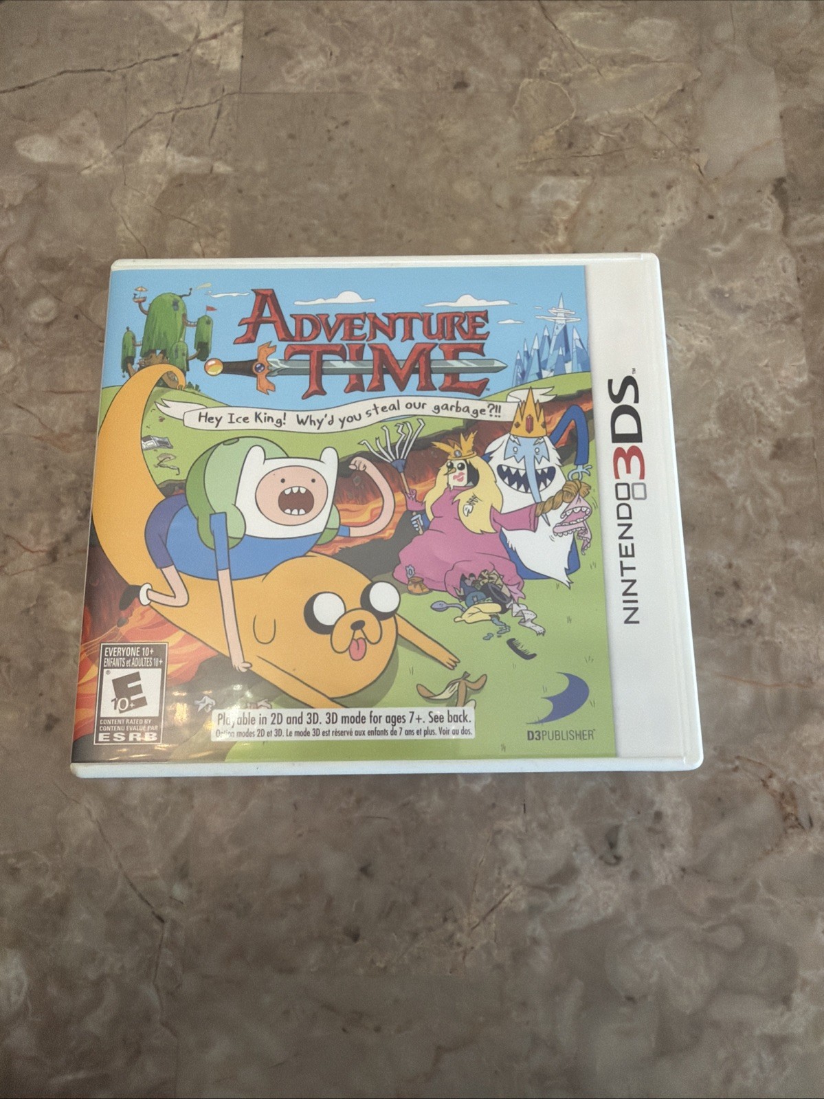 Adventure Time Hey Ice King Why’d You Steal Our Garbage 3DS CIB Tested Working