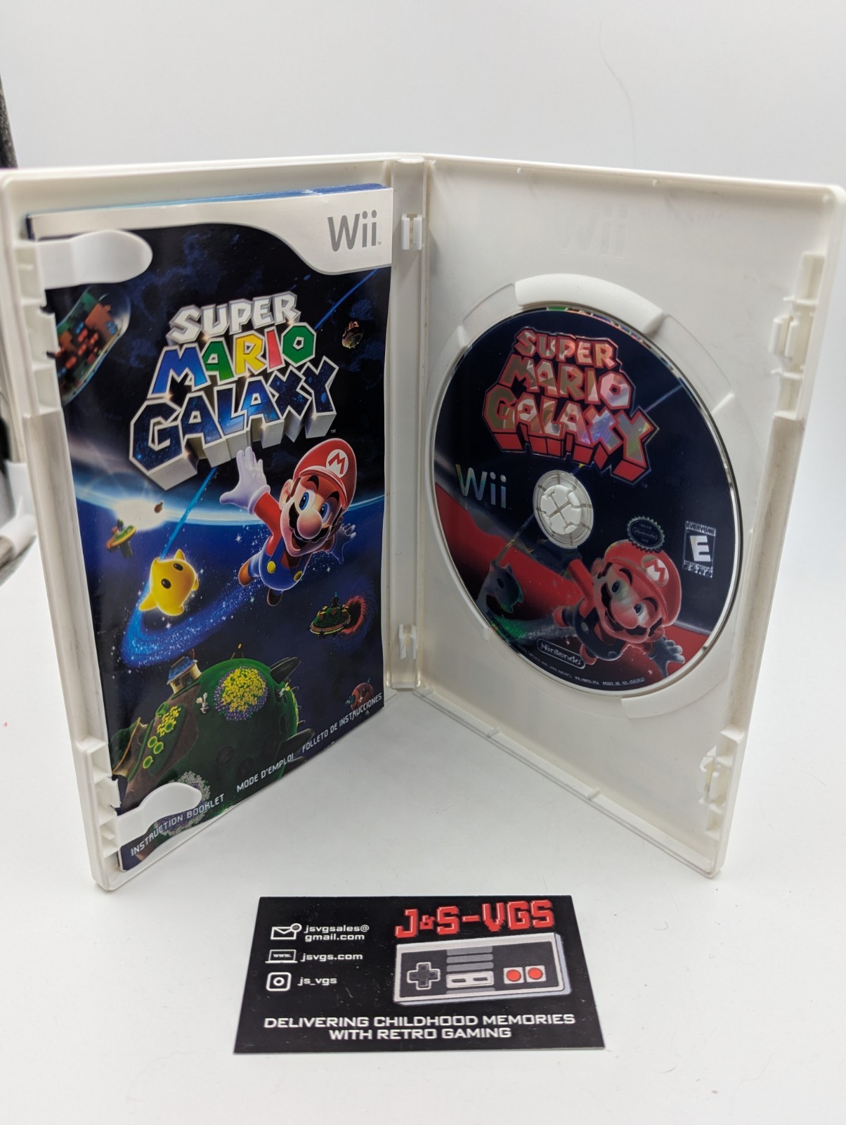 Super Mario Galaxy Nintendo Wii CIB Complete Authentic