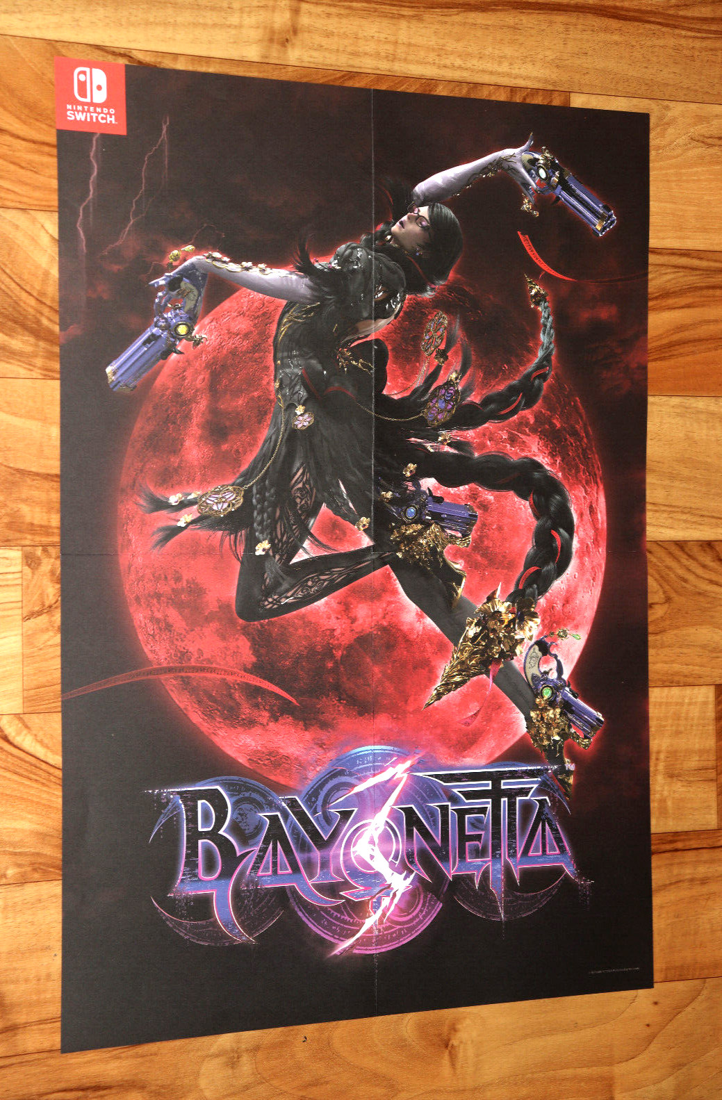 Bayonetta 3 Very Rare Promo Poster Nintendo Switch 59x42cm