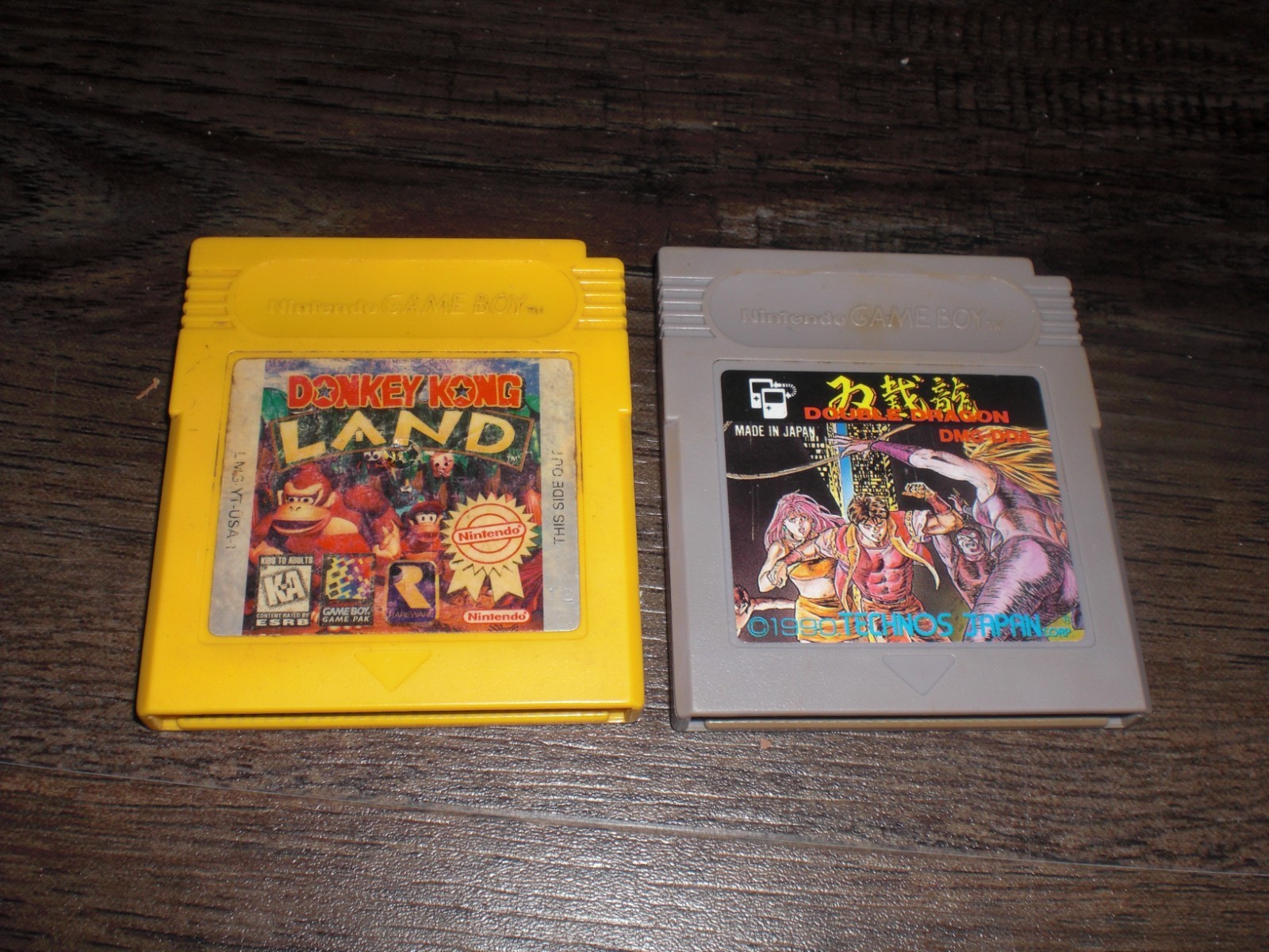 Donkey Kong Land Double Dragon JAPANESE Original Game Boy Color GBC Advance GBA