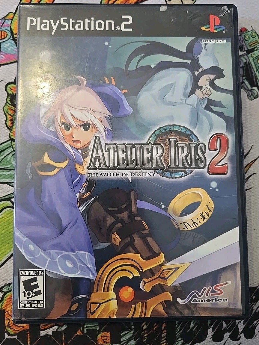 Atelier Iris 2: The Azoth of Destiny (PS2, 2006) CIB W. REG CARD. SEE Photos