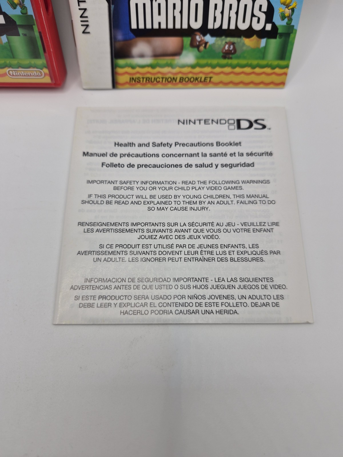 New Super Mario Bros. (Nintendo DS, 2006) Tested CIB W/ Inserts Mint Retro Rare