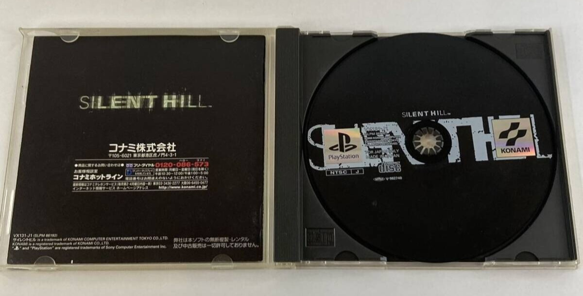 Lot 4 Silent Hill 1 2 3 4 Sony PS1 PS2 PlayStation 1 2 Japan Version Tested