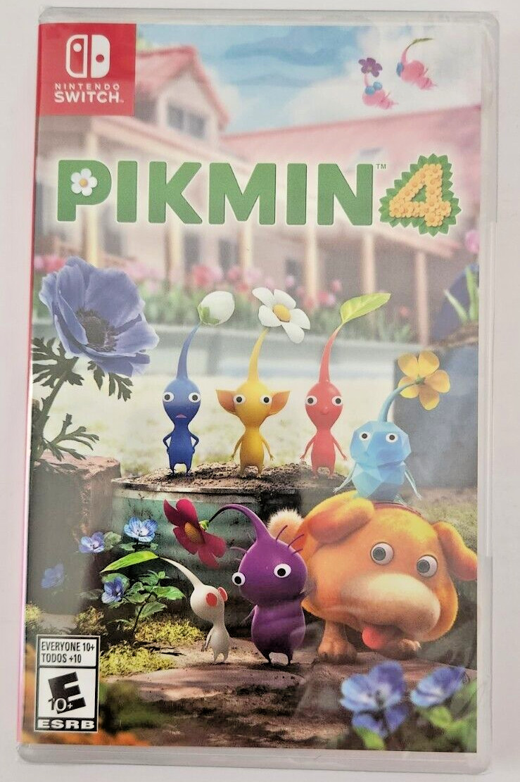Pikmin 1+2 & 3 Deluxe & 4 Switch Brand New Game Bundle (Action/Adventure Puzzle)