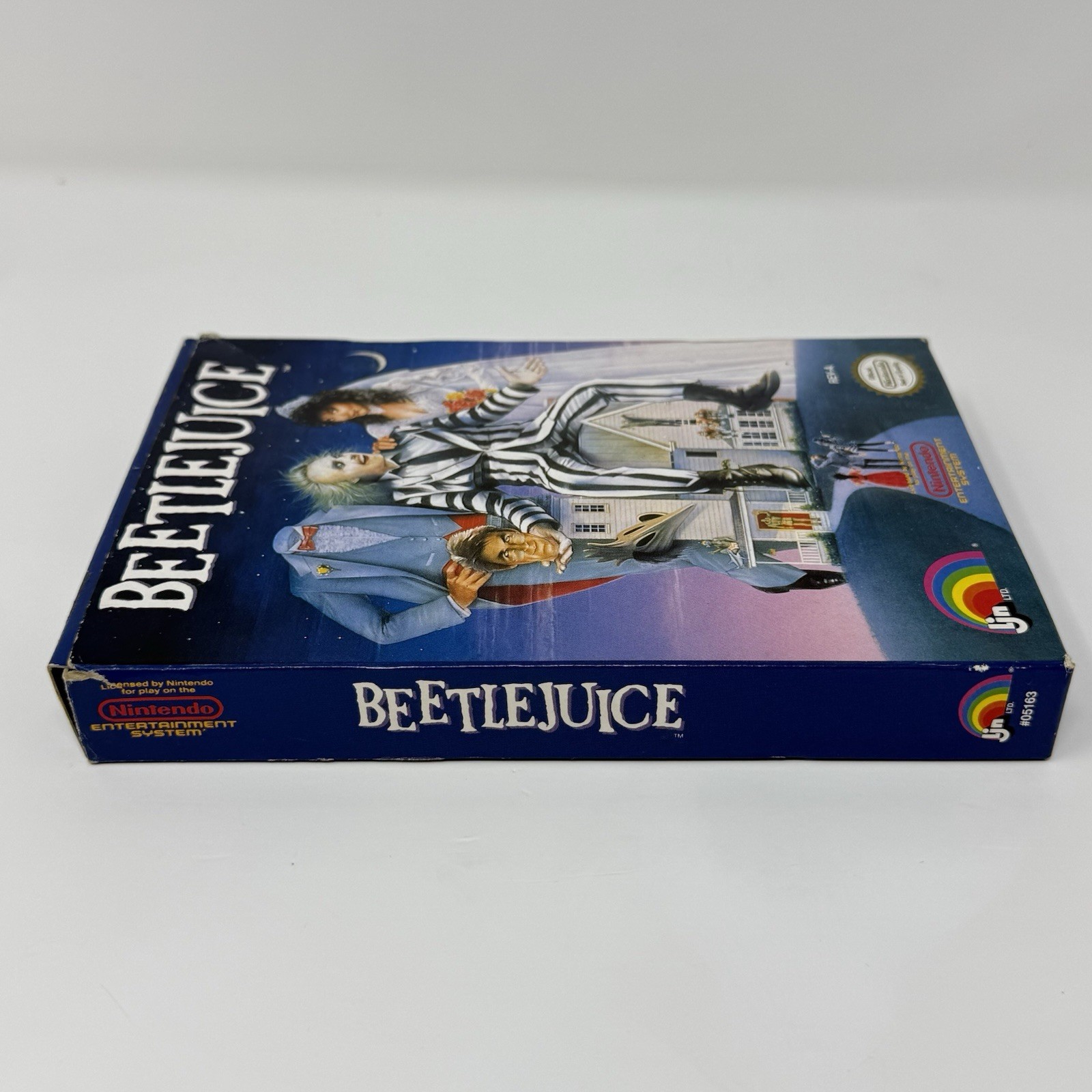 Beetlejuice Nintendo NES No Manual Box Poster Inserts Tested
