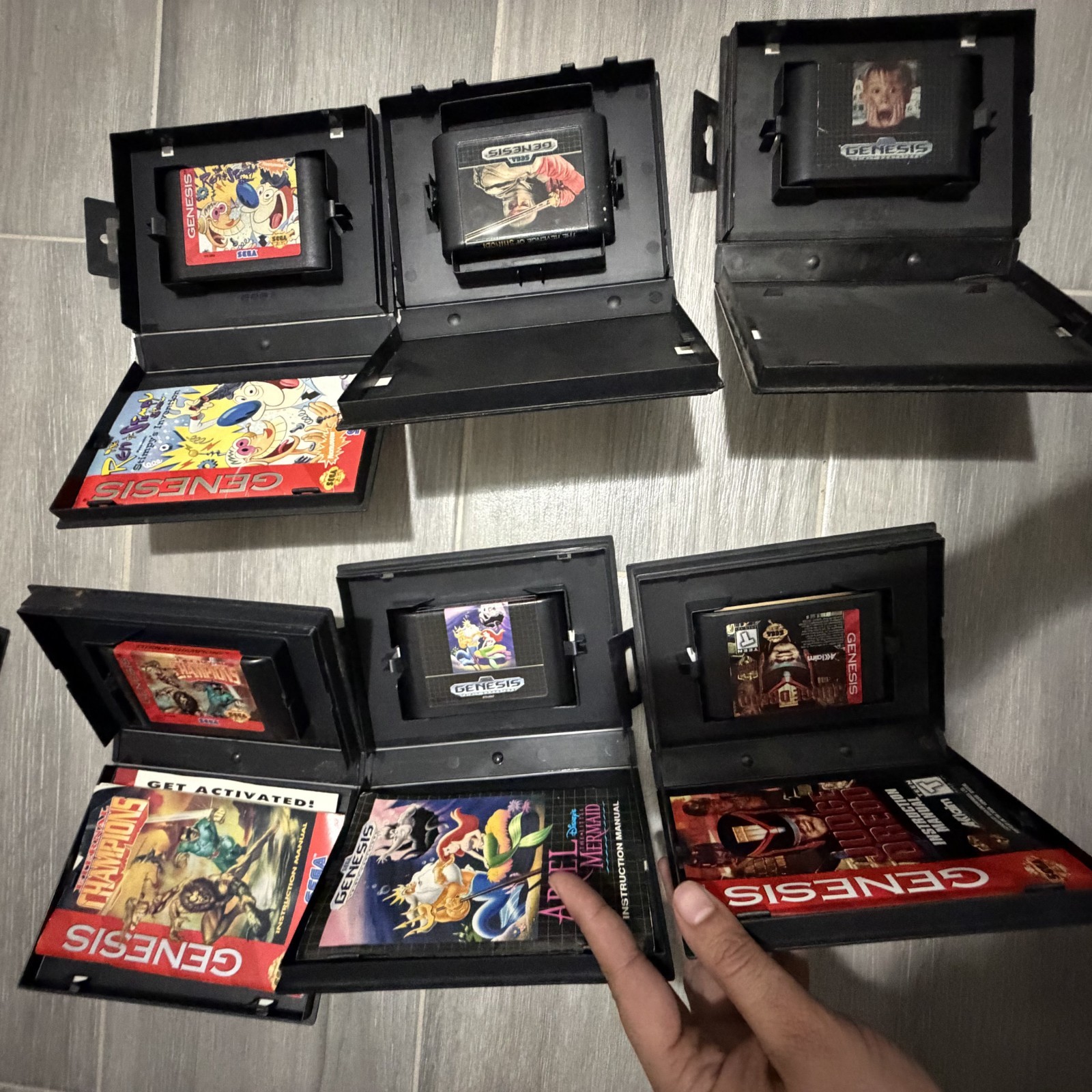 36 Sega Genesis Games Bulk Lot Shinobi Earthworm Jim Zombies Ate – Untested