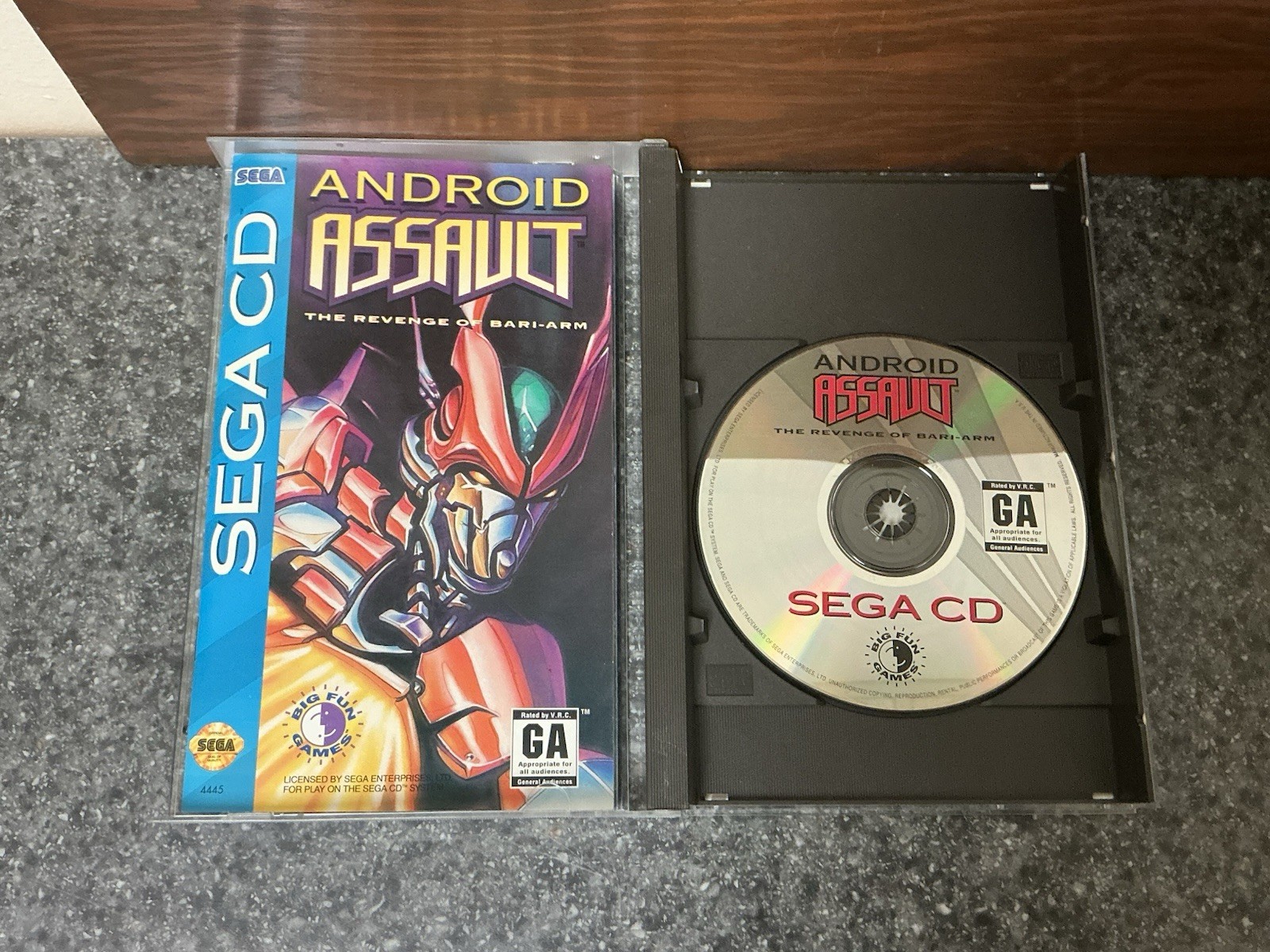 Android Assault ( Sega CD) Complete In Case