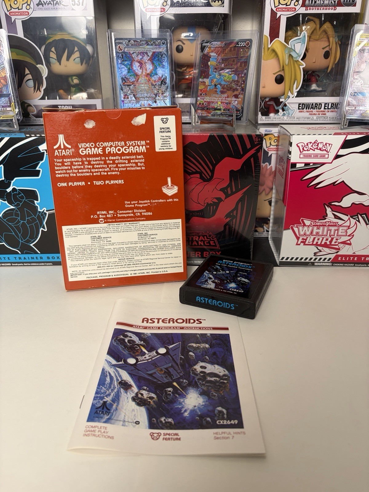 Asteroids (Atari 2600, 1981) CIB Complete w/ Original Box & Manual