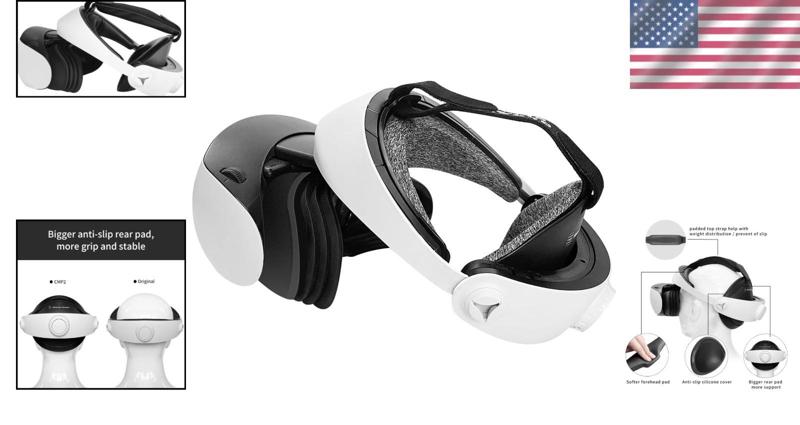 Soft Forehead Pad Kit for PS VR 2 – Comfort Mod-//
