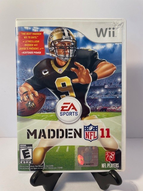 Madden NFL 11 (Nintendo Wii) No Manual Tested