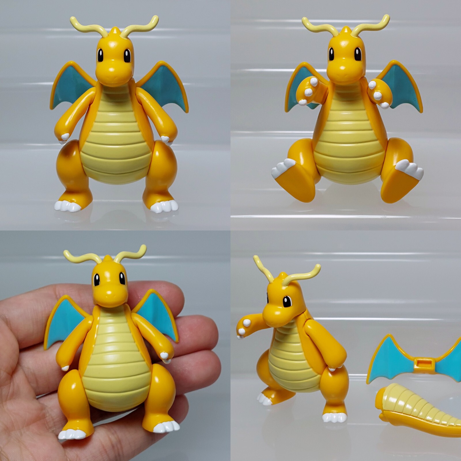 Dragonite Pokemon MetaColle Metal Diecast Figure Takara Tomy 2017 Japan 2.4in