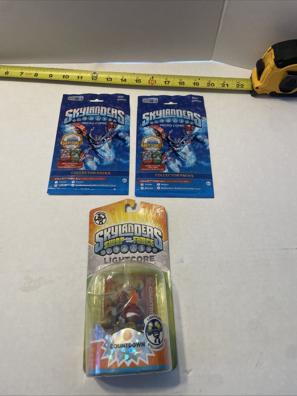 Skylanders Swap Force Lightcore Countdown Character Pack Brand New! & 2 Packs