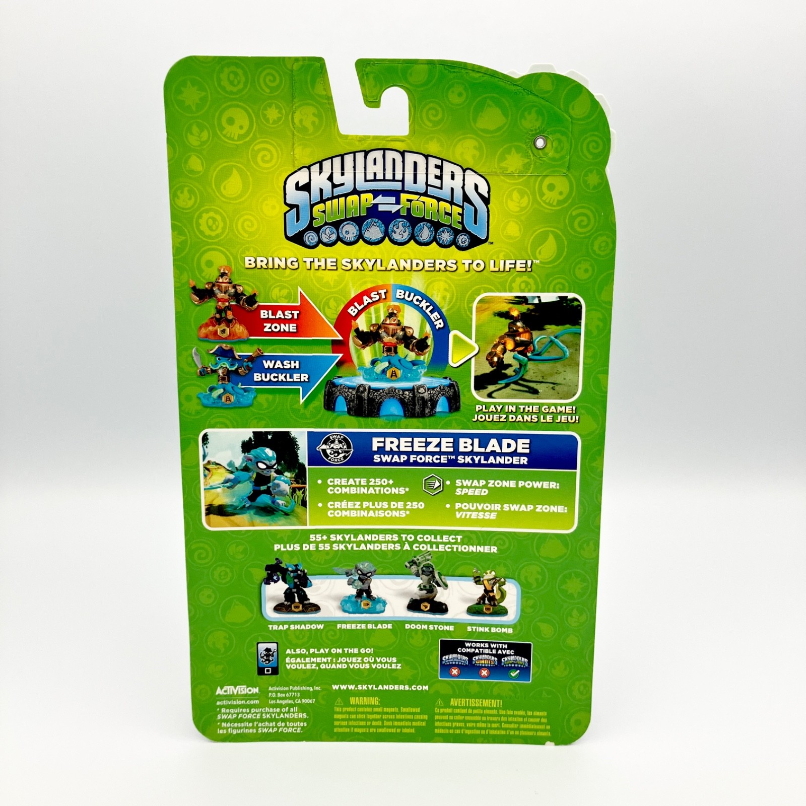 Skylanders Swap Force Freeze Blade Figure Character NIB Activision NEW SEALED