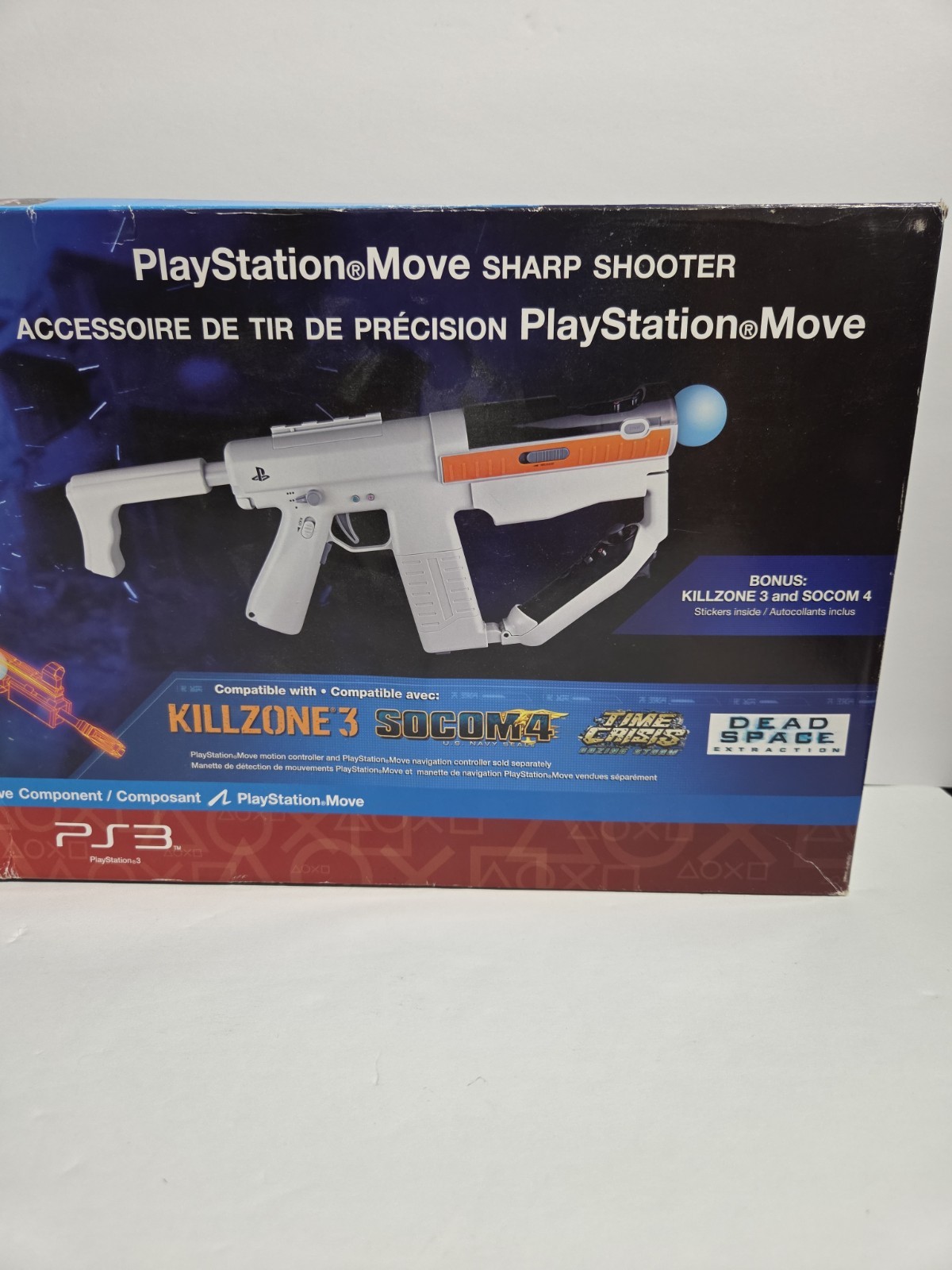 New Sony PlayStation Move Sharp Shooter for PlayStation 3 PS3 Gun Killzone 3