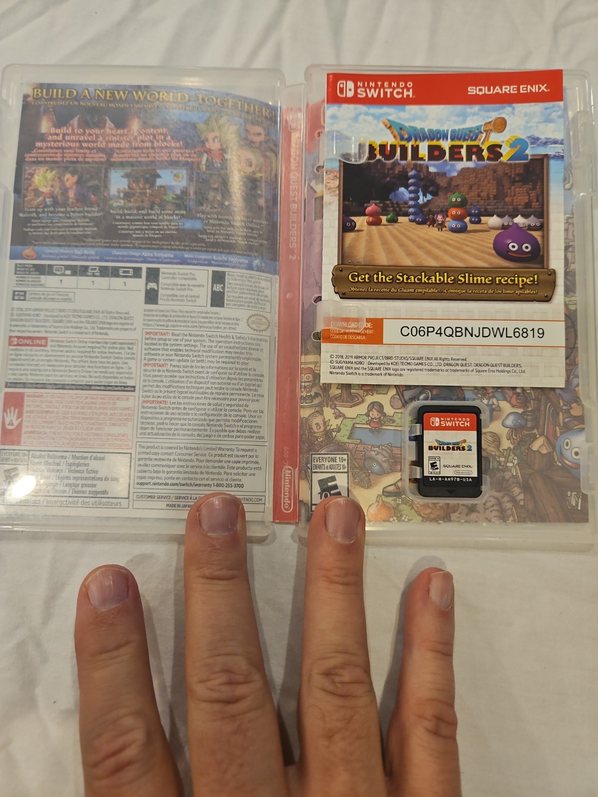 Dragon Quest Builders 2 (Nintendo Switch) No Manual