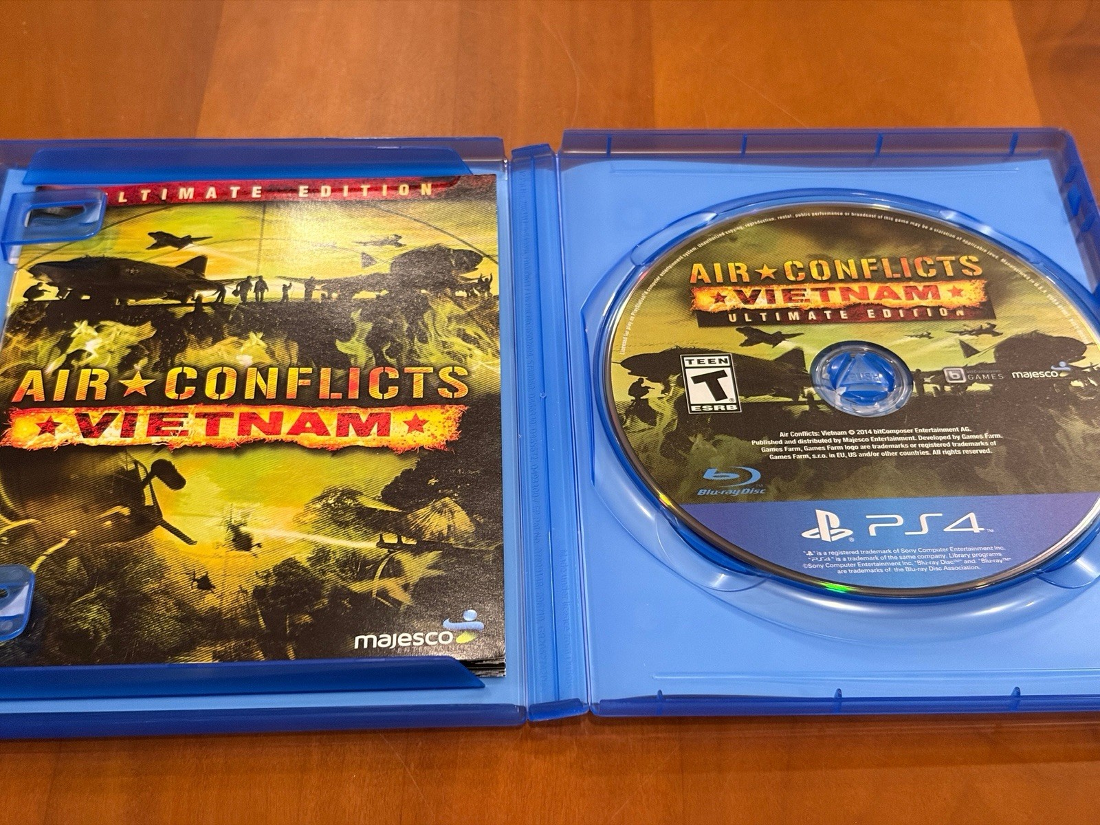 Majesco Air Conflicts: Vietnam Ultimate Ed. (PS4, 2014) T NTSC-U/C Complete
