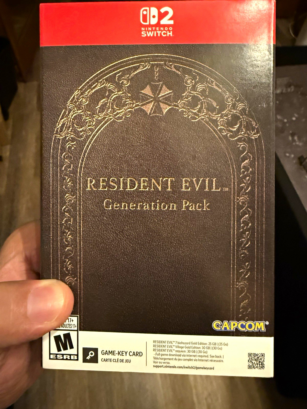 Nintendo Switch 2 Resident Evil Generation Pack Game-Key Cards (NTSC-U/C) 2026