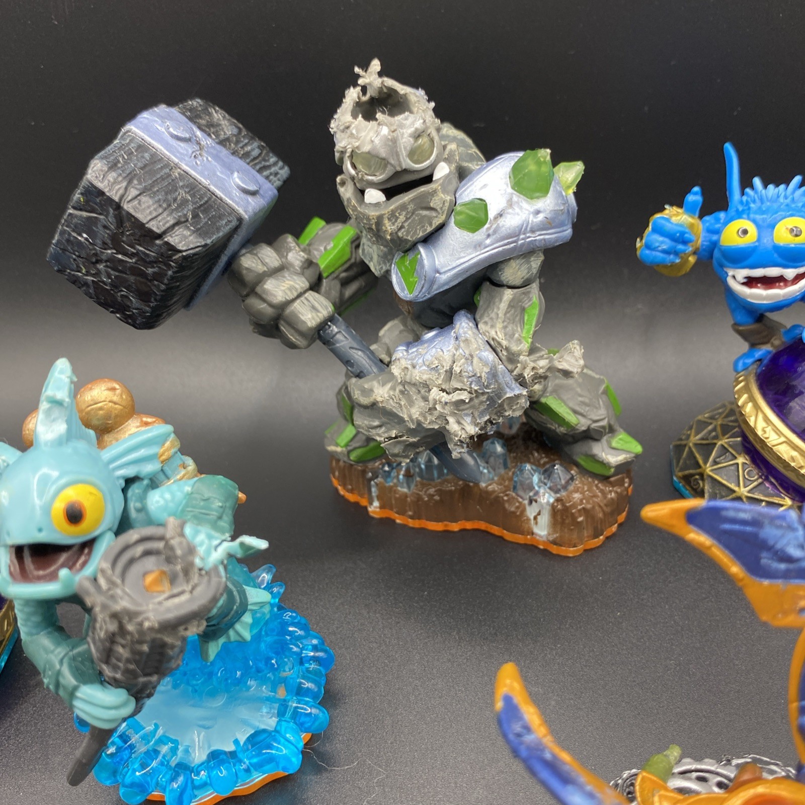 Skylander Giants Figures Granite Crusher,Bash,Slobber Tooth *read Notes Lot Of 8