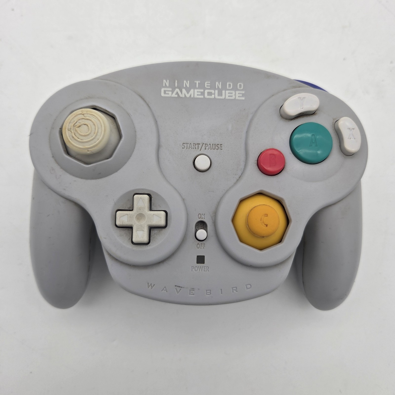 Nintendo Gamecube GC Wavebird Controller Gray NO DONGLE Lot Of 2 – Tested