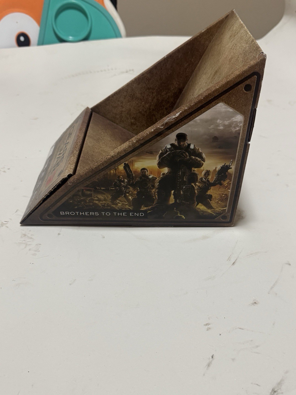 Gears of War 3 Brothers to the End Countertop Promo Display Stand Xbox 🌟RARE🌟