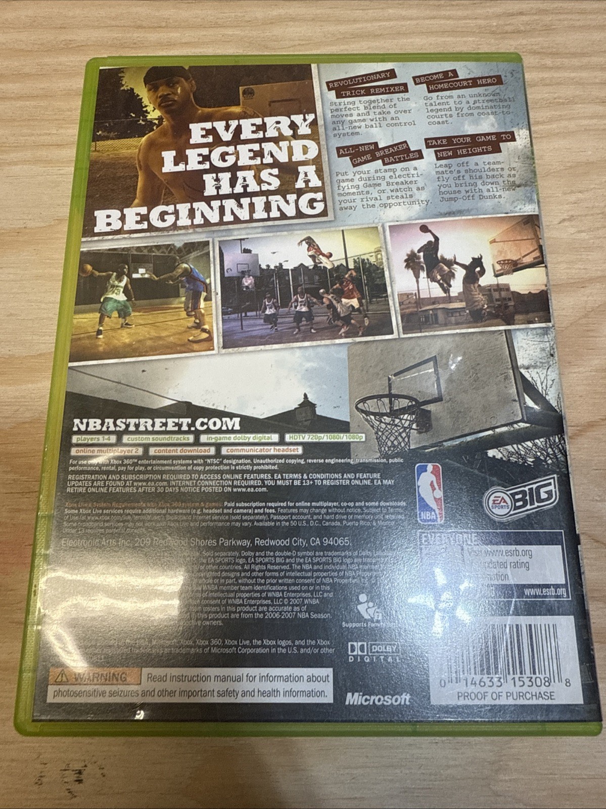 NBA Street: Homecourt (Microsoft Xbox 360 2007) CIB Verified Working – Fast Ship