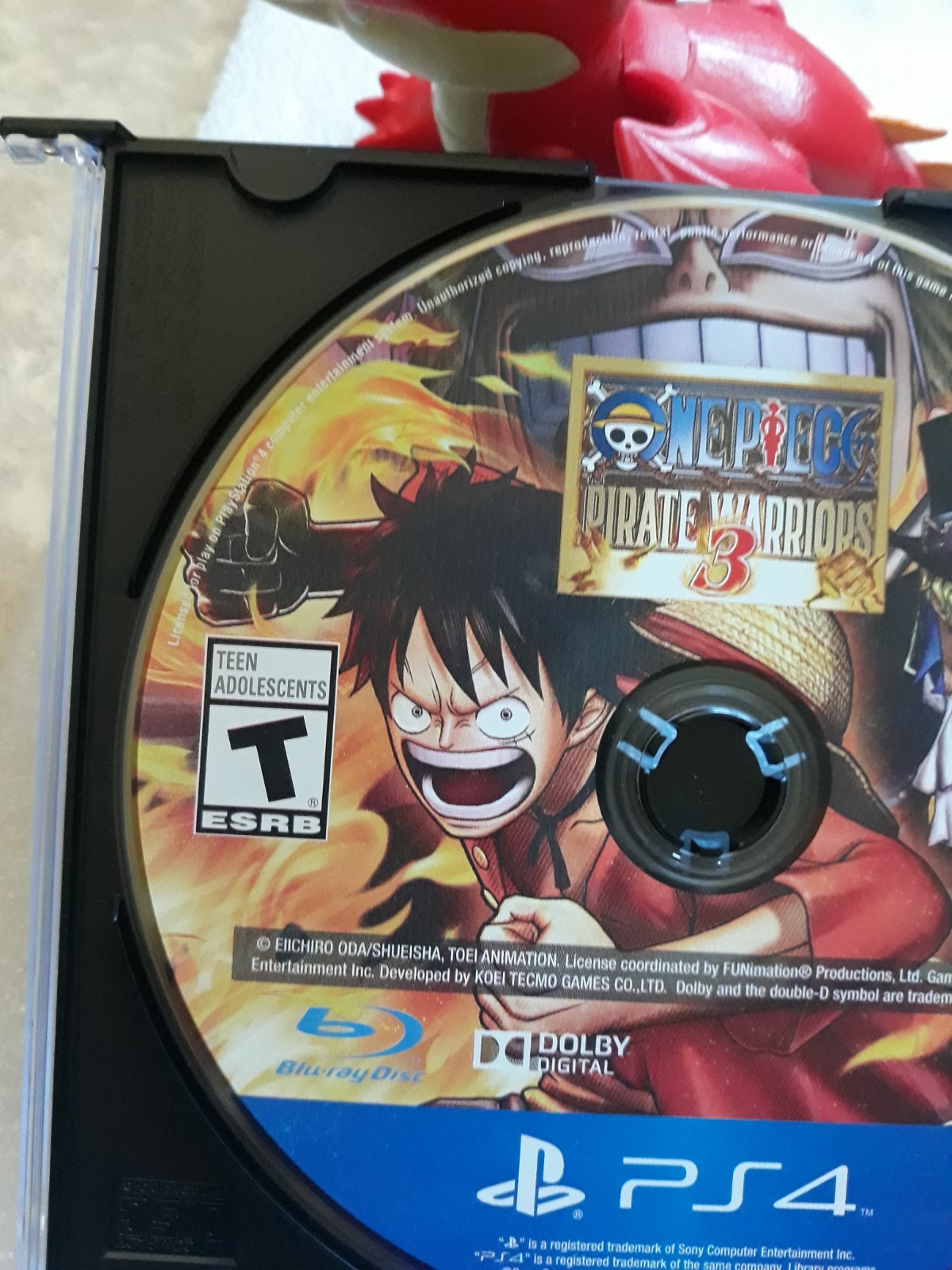 One Piece Pirate Warriors 3 PlayStation 4 (PS4)-DISC ONLY-TESTED–EUC