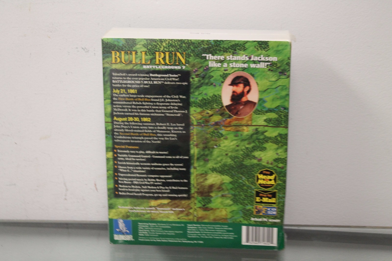 Battle Ground 7 Bull Run American Civil War New Sealed Big Box PC Game