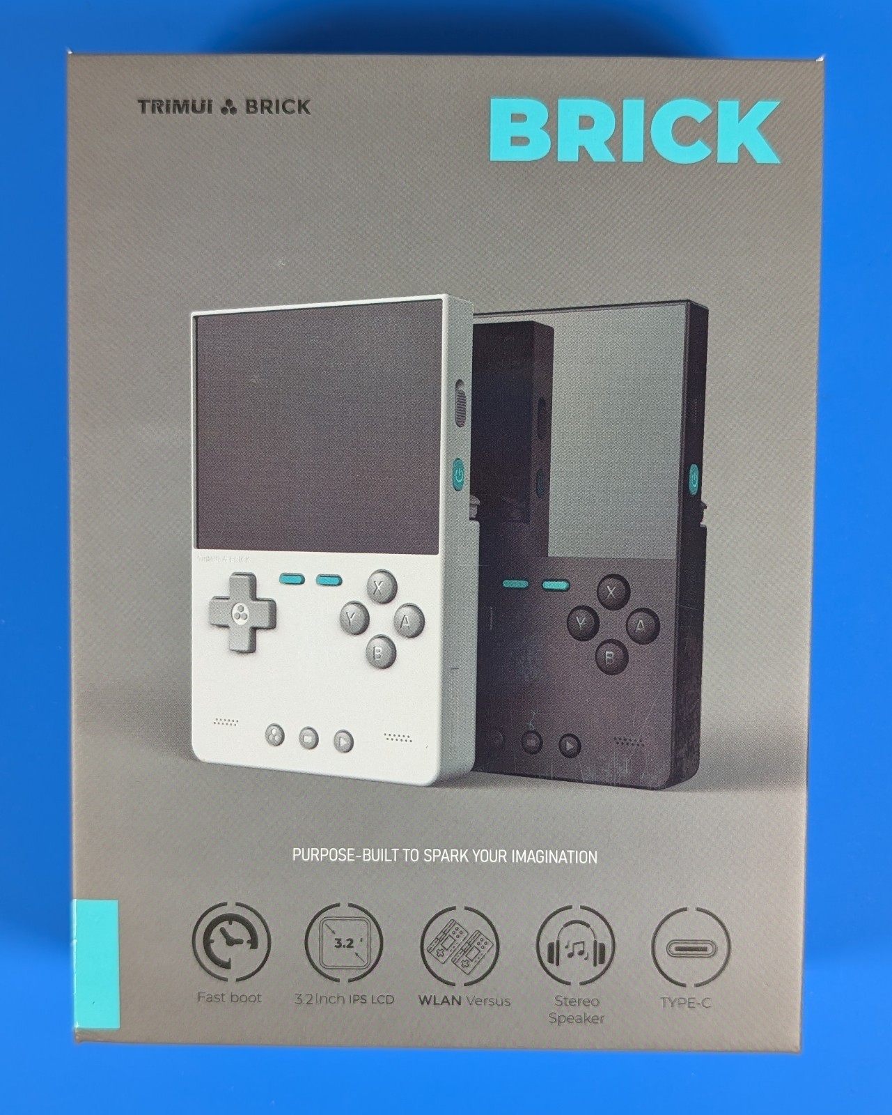 Trimui Smart Brick Game Console White 3.2” IPS Linux w/ 64 GB SD Card