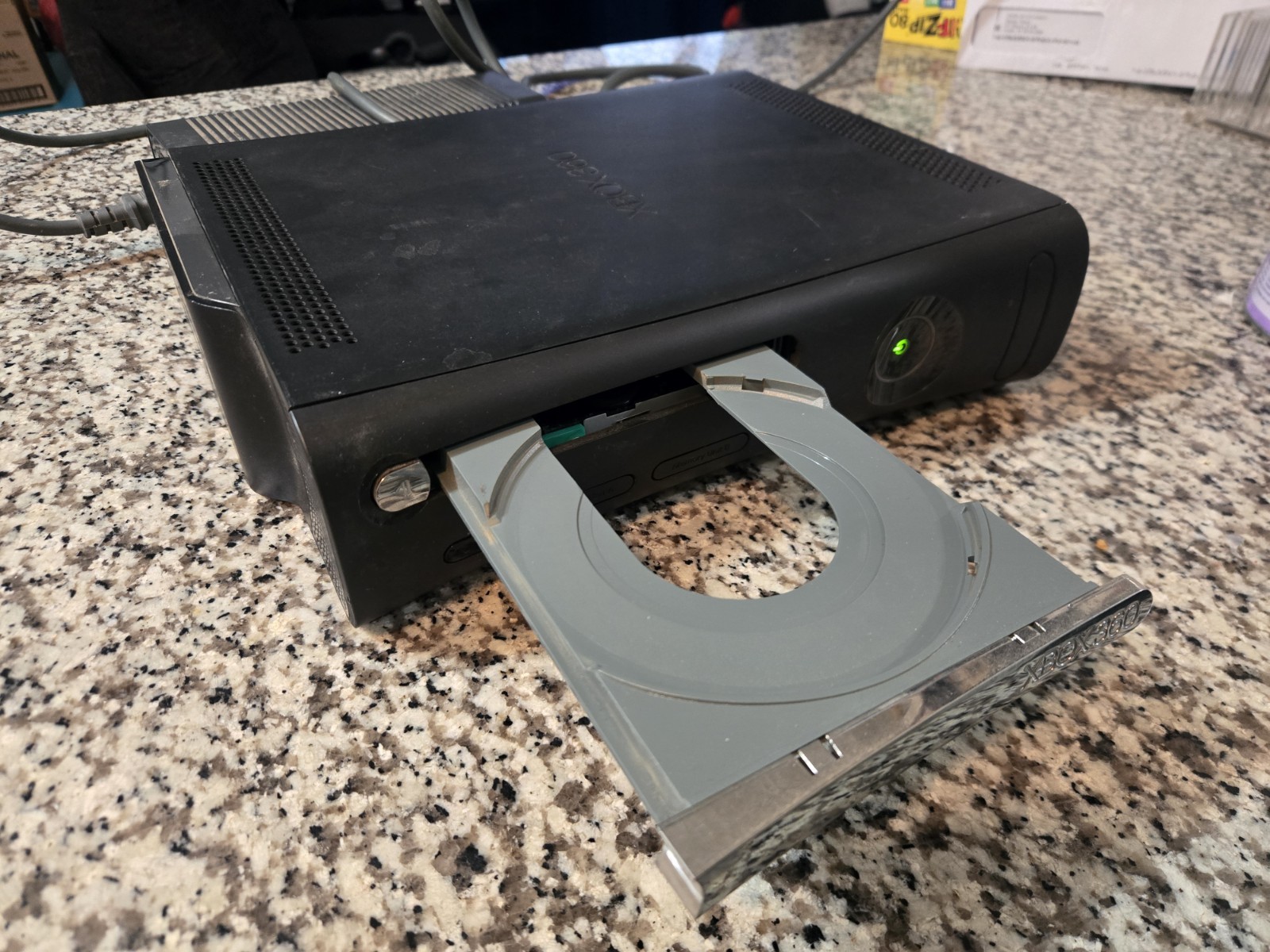 Microsoft Xbox 360 Elite 120GB Console – Black With Cords Tested Working