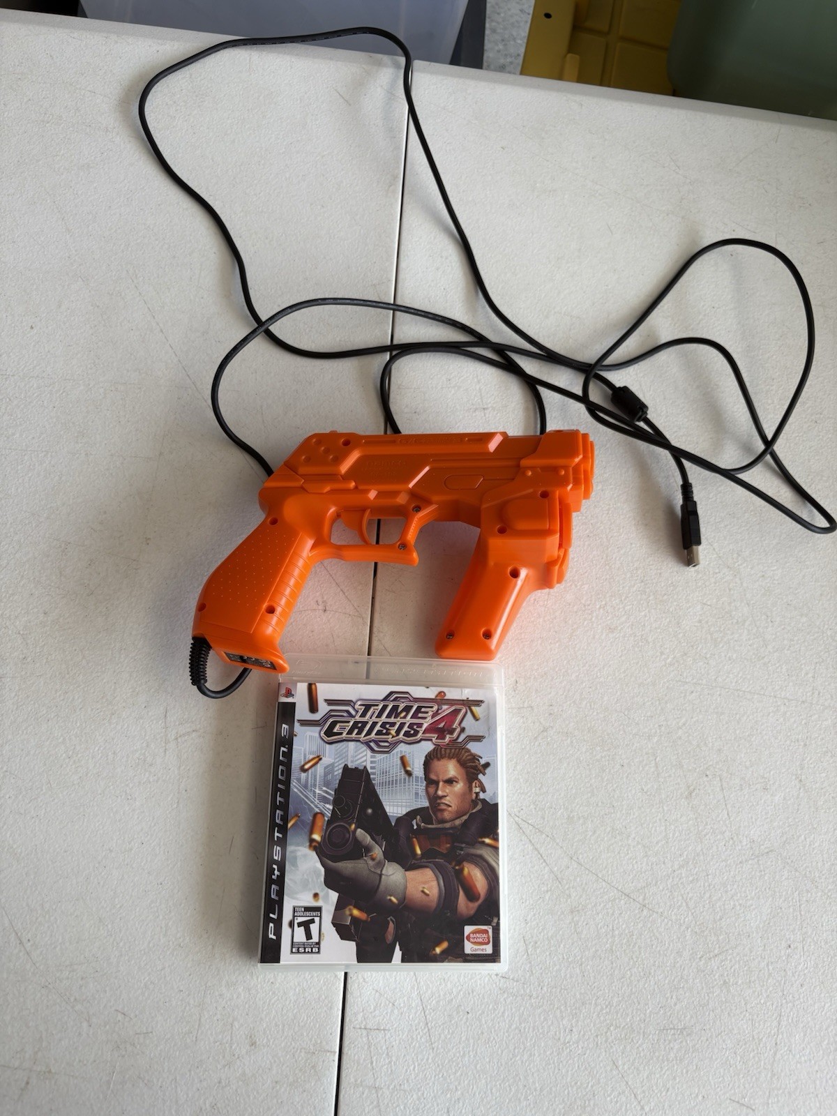 Time Crisis 4 (With Gun) – Sony PlayStation 3. No Sensors. (READ)