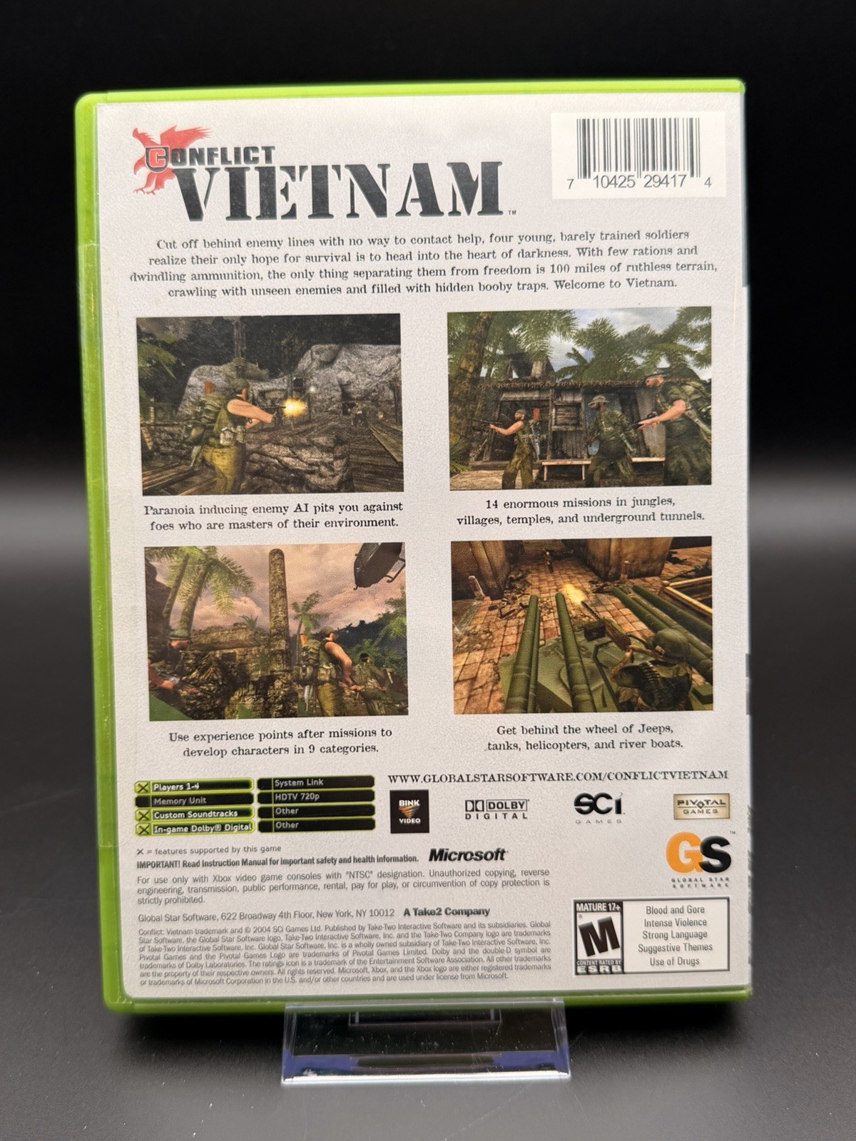 Conflict Vietnam Xbox MICROSOFT BRAND NEW SEALED-FAST SHIPPING