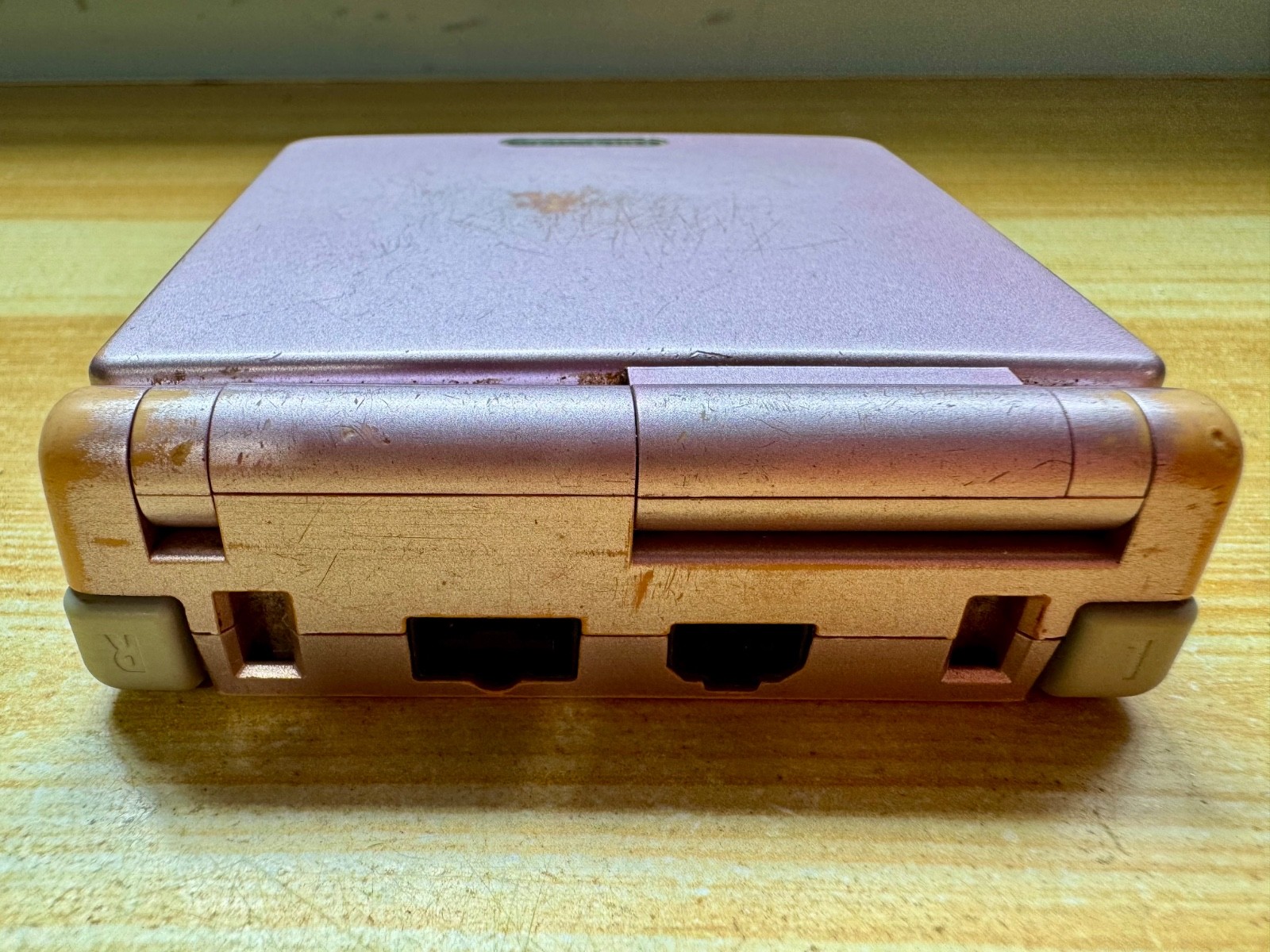 Nintendo Gameboy Advance SP AGS101 Pearl Pink Handheld w/ USB Cable & Battery