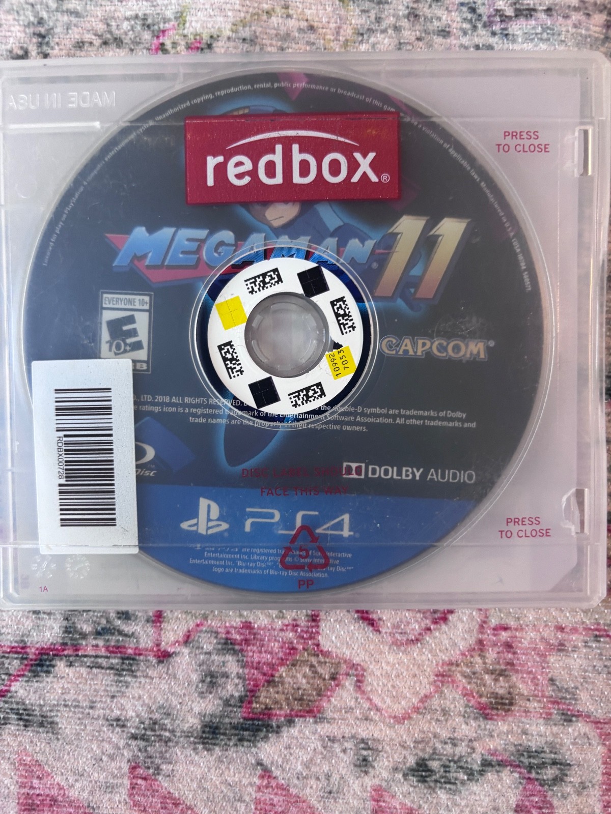 Mega Man 11 (PlayStation 4, 2018) DISC ONLY – INCLLUDES PROTECTIVE COVER