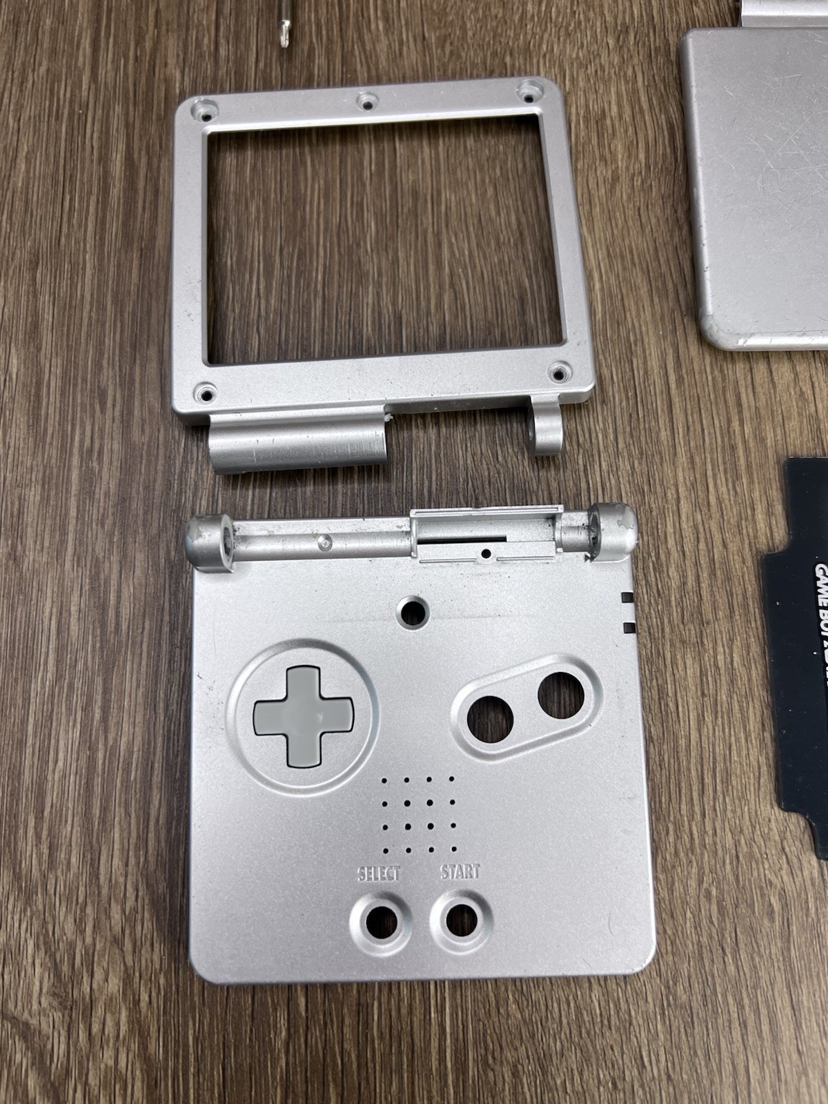 Nintendo Game Boy Advance SP AGS 001 Platinum Silver GBA Console AS IS FOR PARTS