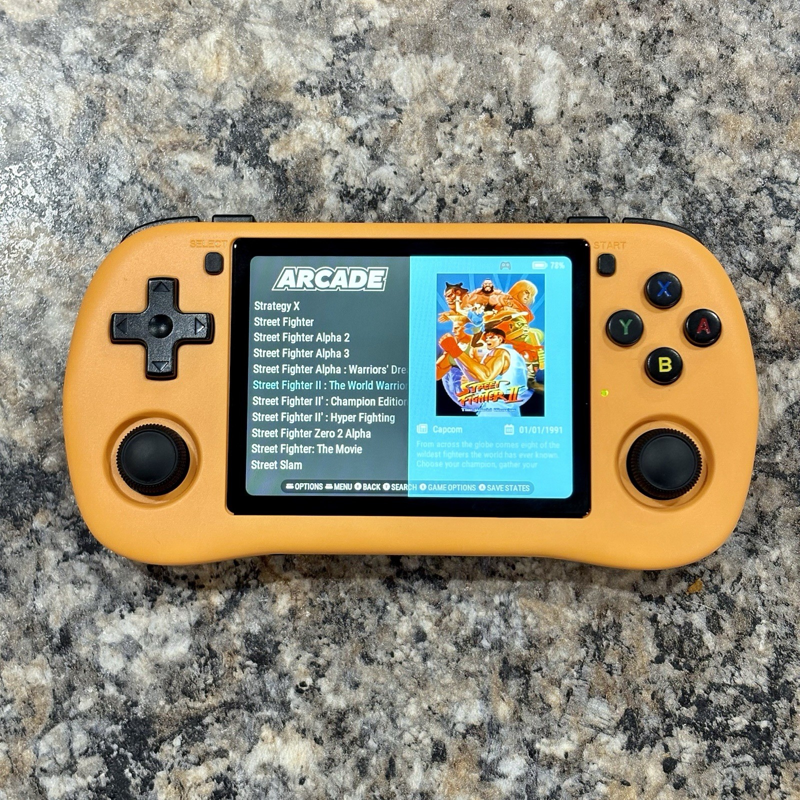 New PowKiddy X35H Gaming Handheld New 64GB Card Custom Loaded Ready To Play
