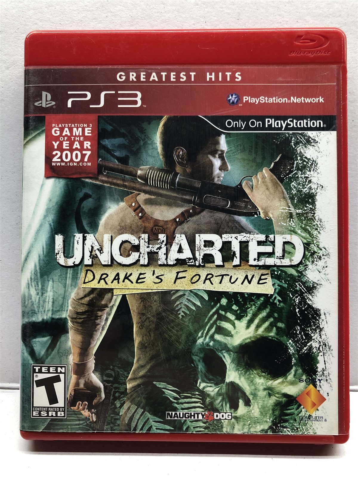 Uncharted: Drake’s Fortune (PlayStation 3, 2007) Complete Tested Working