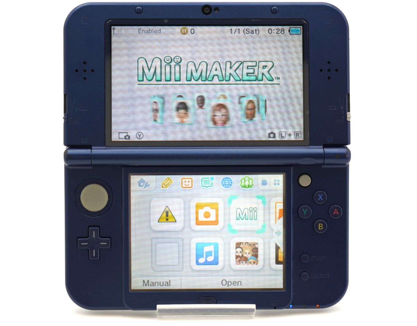 [TOP IPS] NEW Nintendo 3DS LL XL Metallic Blue Region Free Console English #002