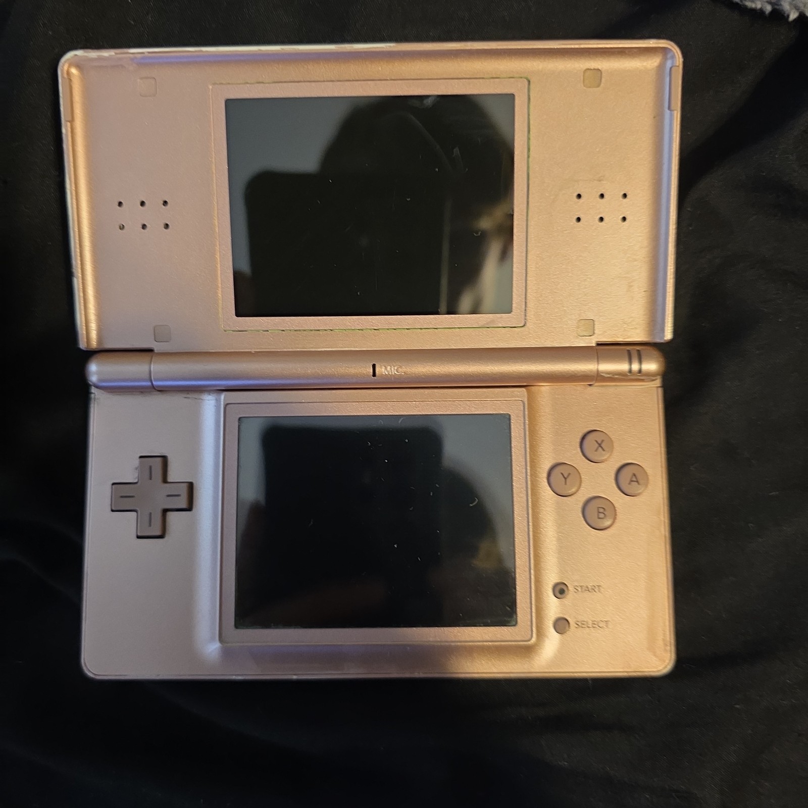 Nintendo DS Lite Handheld System Pink Tested Working With Stylus And Gba Cover