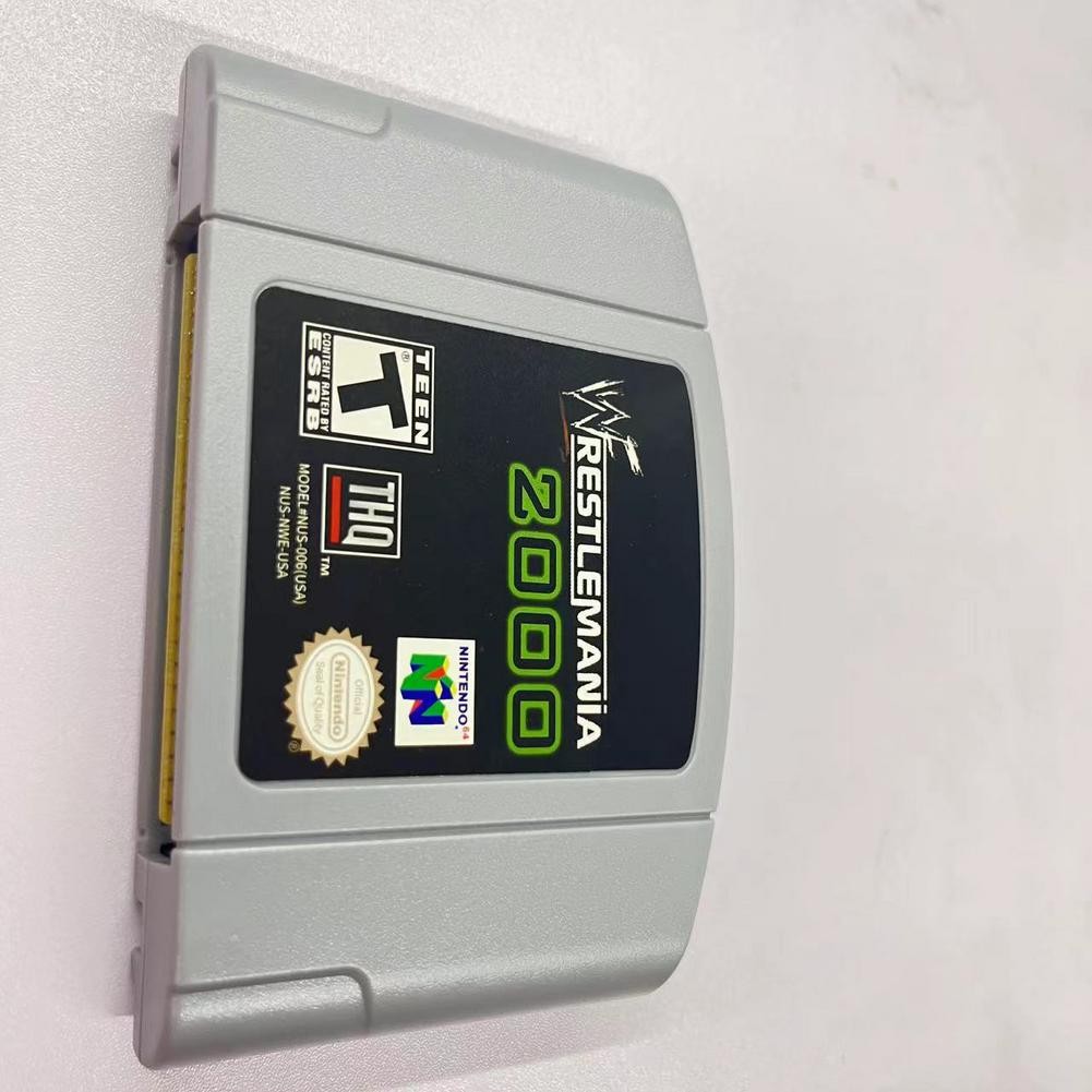 WWF WrestleMania 2000 – Nintendo 64 (N64) Popular title Complete set