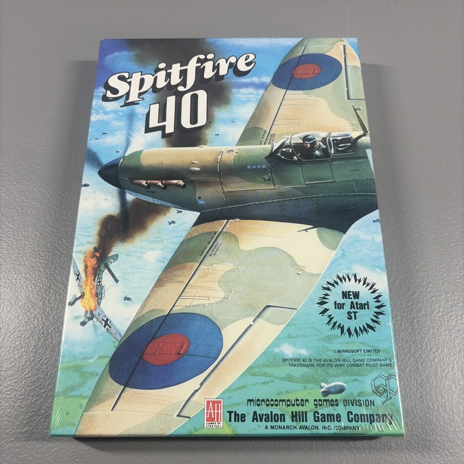 Spitfire 40 Atari ST Vintage Video Game CIB Rare New Sealed