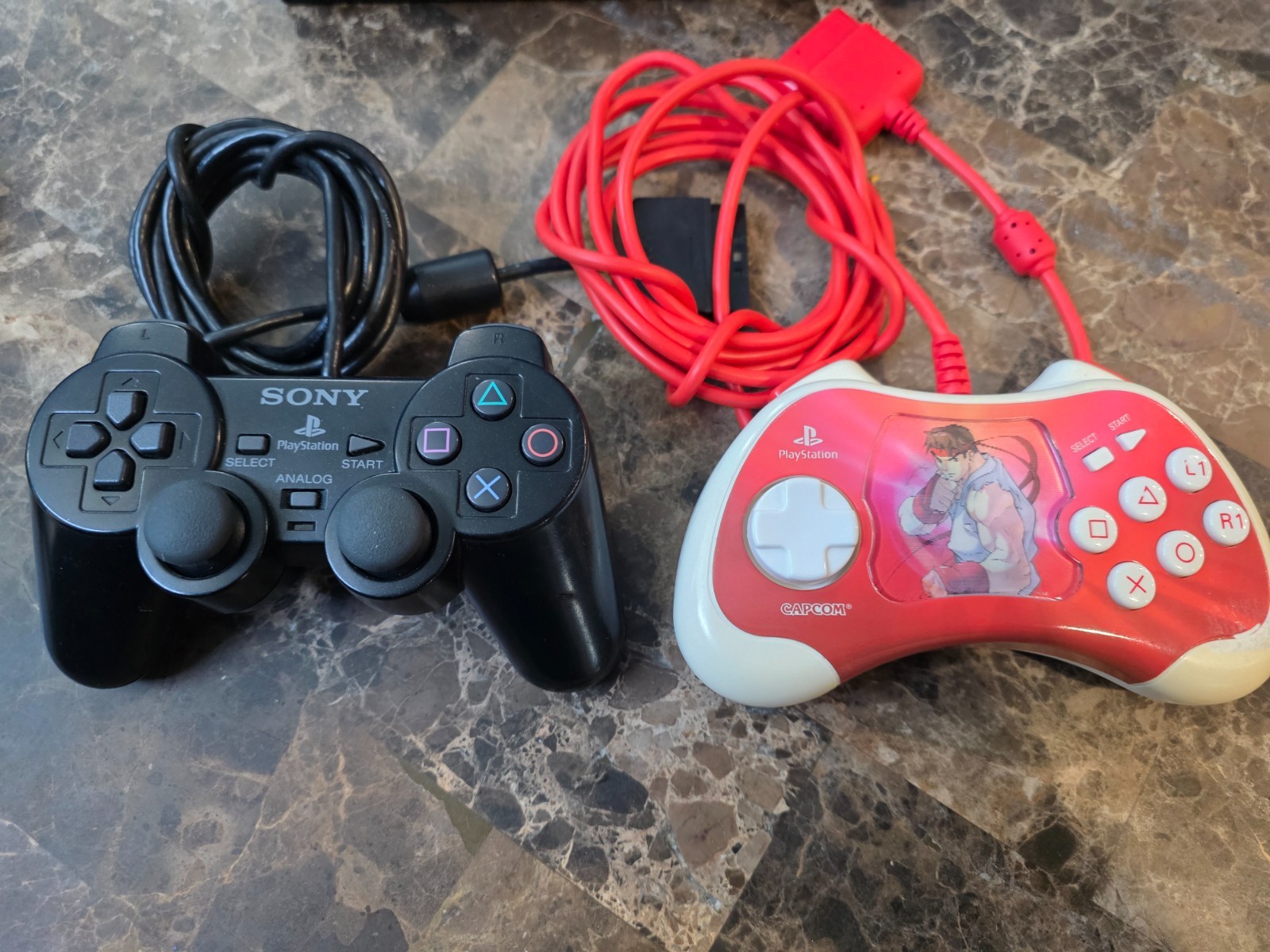 PS2 Slim Console + 13 games+Guncon+ SF Controller + Xmen vs Street Fighter etc.