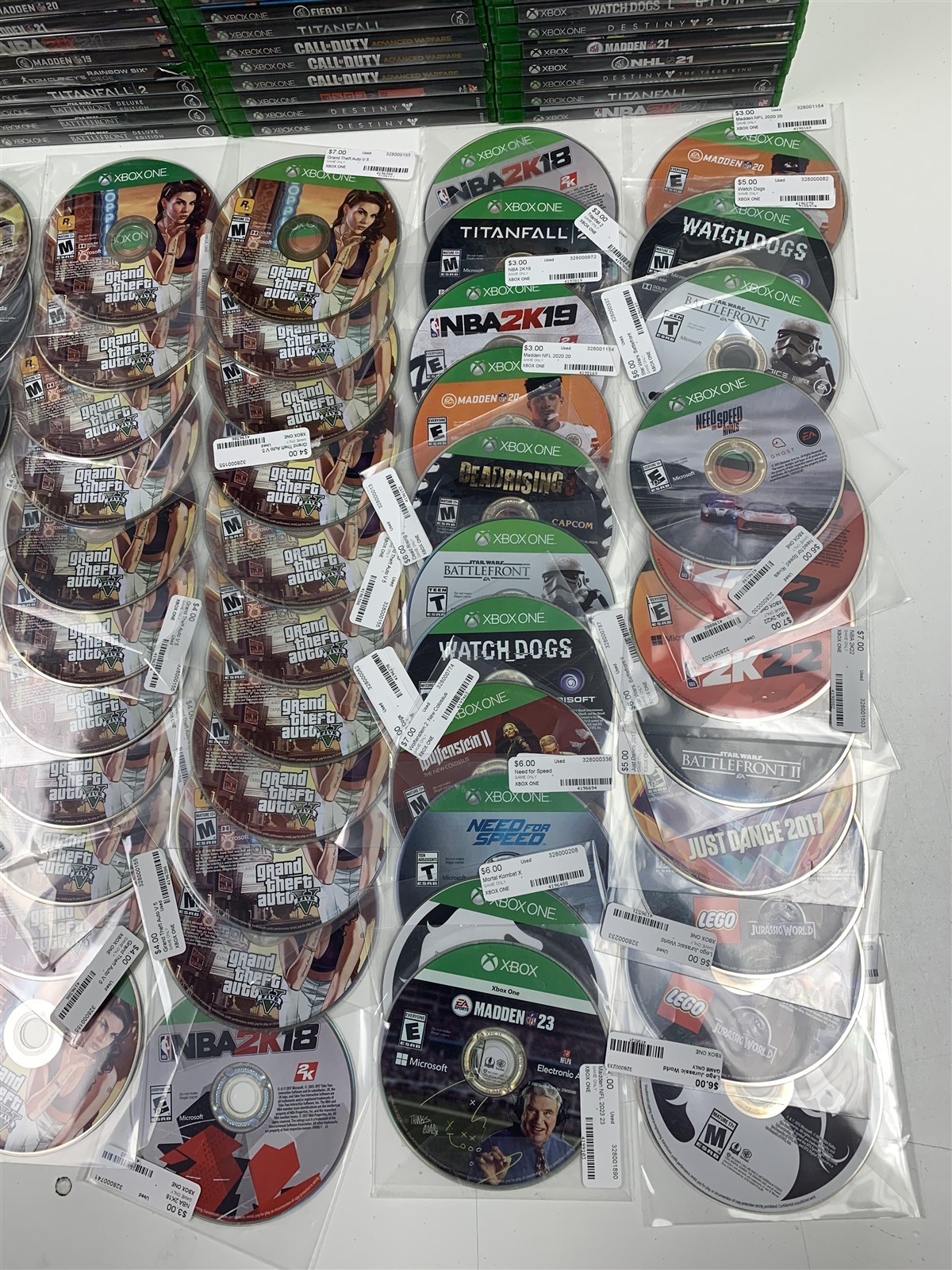 Lot of 230 Xbox One & Series X Games Mixed Titles Bulk Wholesale Tested