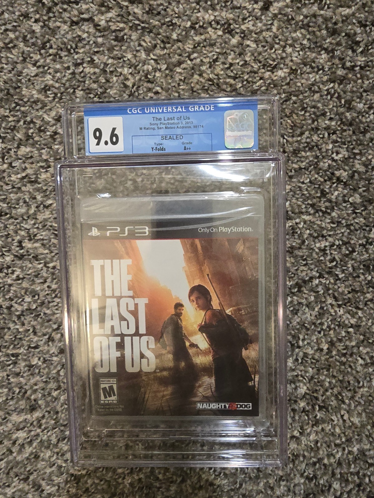 The Last of Us (PS3) CGC 9.6 A++ Not WATA/PSA/VGA