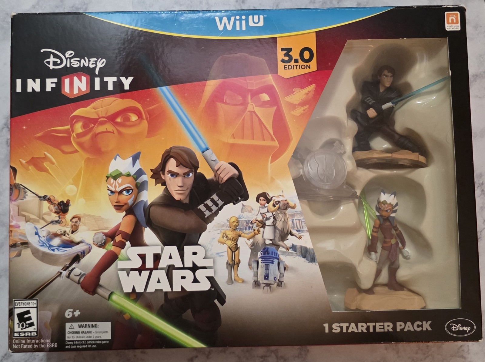 Disney Infinity Star Wars 3.0 Edition w/ Figures Bundle (Nintendo Wii U, 2015)