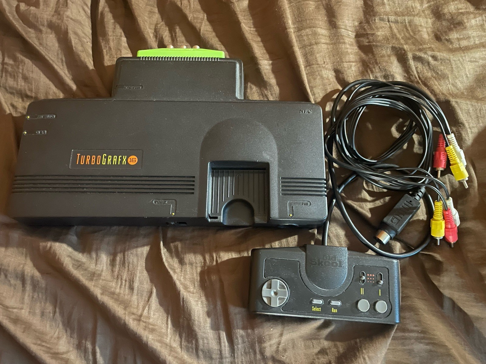 Turbo Grafx 16 Console NEC 1989 Fully Functional W Controller AV Adapter