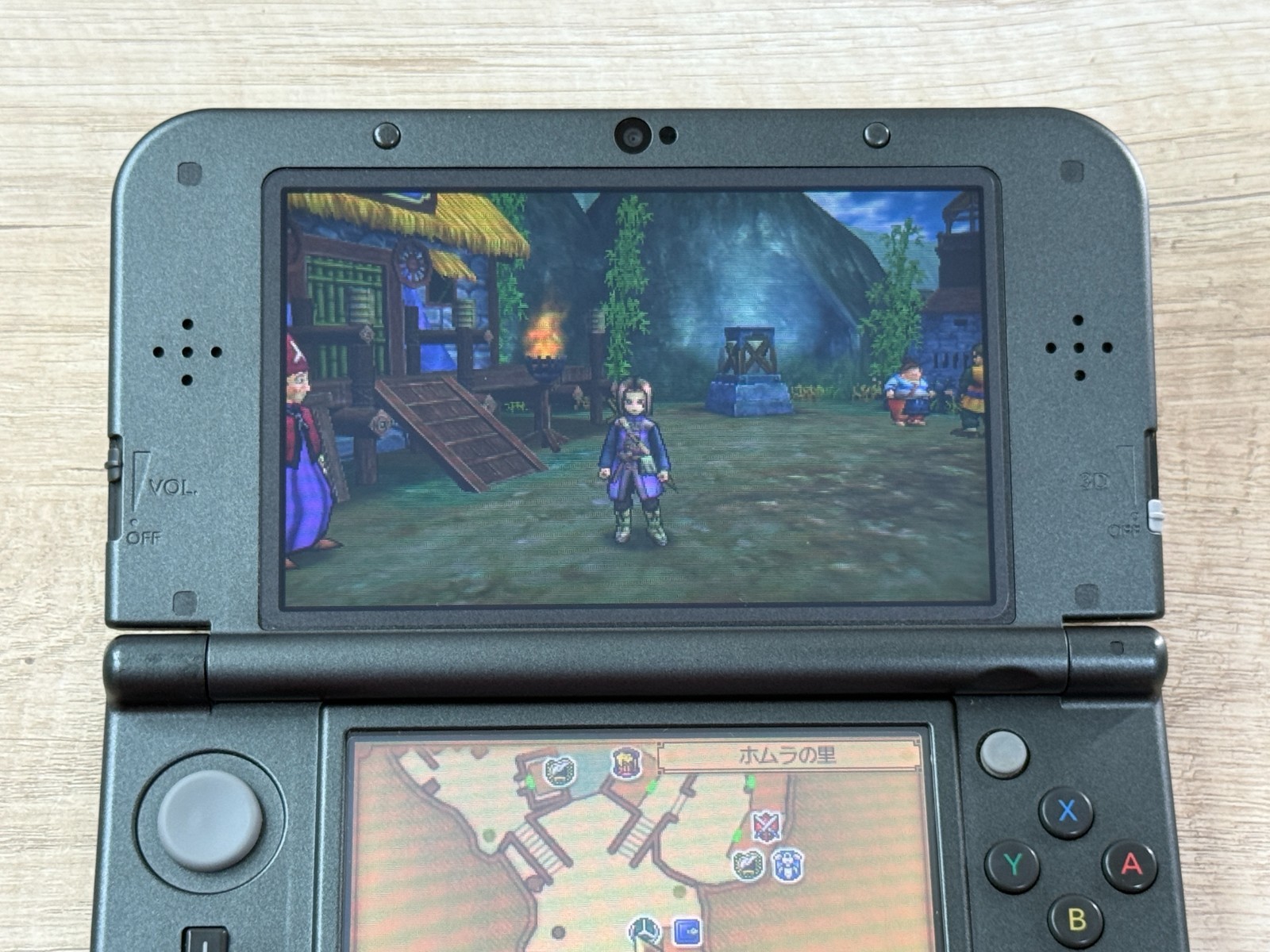 RANK B+ IPS Nintendo New 3DS XL Monster Hunter 4G Console IPS Screen TOP D1837