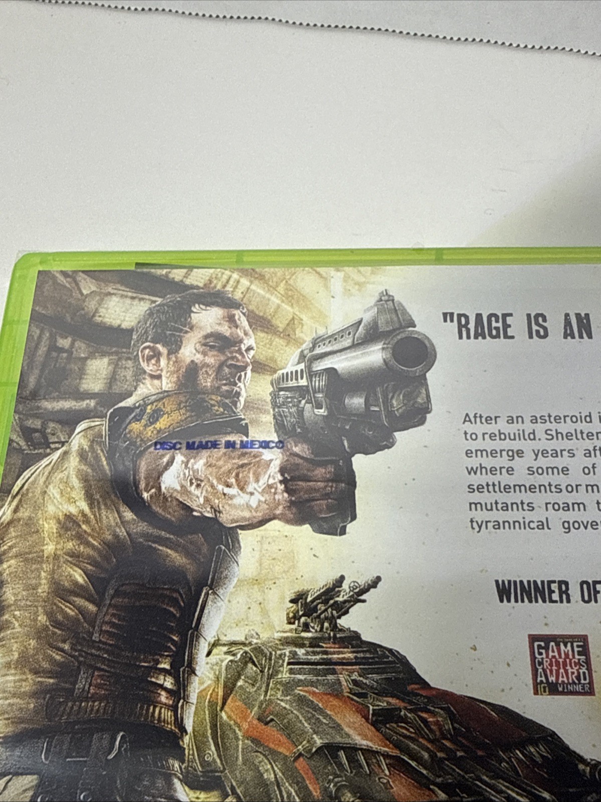 RAGE XBOX ONE & XBOX 360 Greatest Hits Factory Sealed