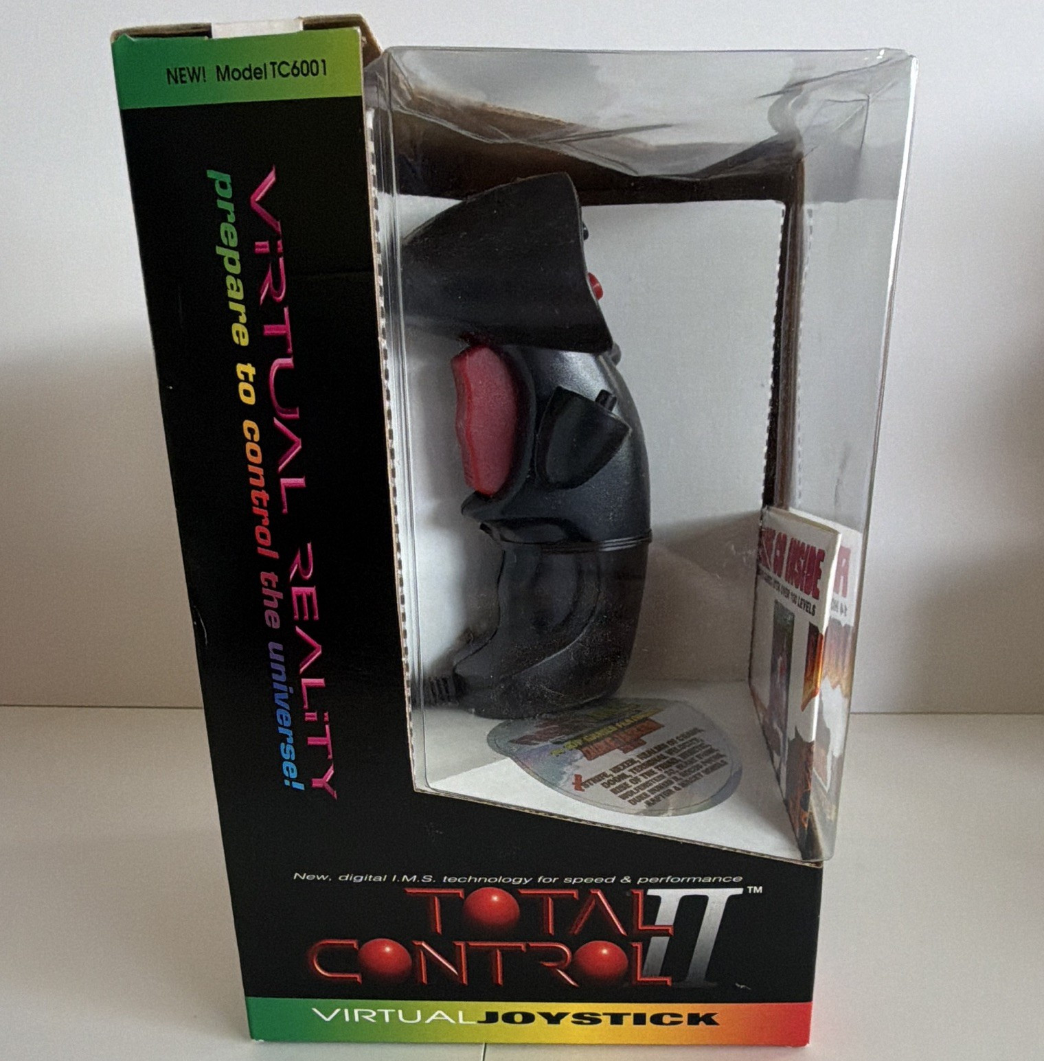 VTG Total Control II TC6001 Wired Joystick 4-Button Multi-View Hat Switch IBM PC