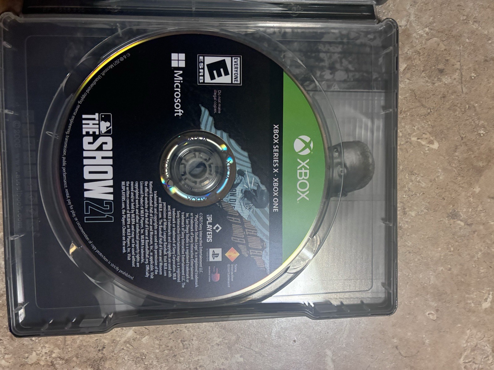 MLB The Show 21 Jackie Robinson Deluxe Edition Xbox One/Series X|S Disc Case