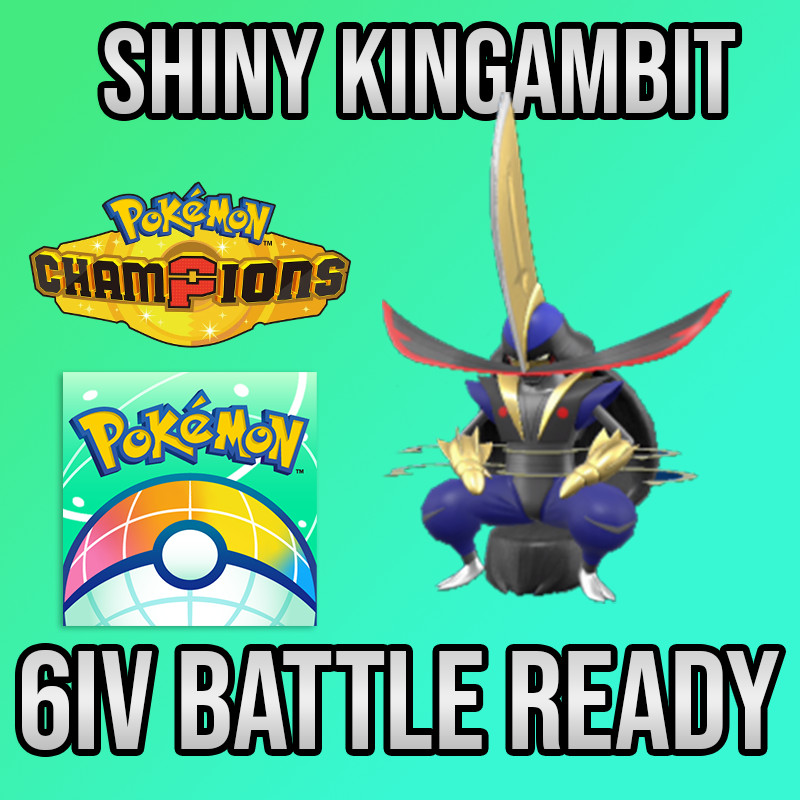 ✨6IV SHINY Kingambit Battle Ready🚀 POKEMON HOME✨Pokemon Champions✨